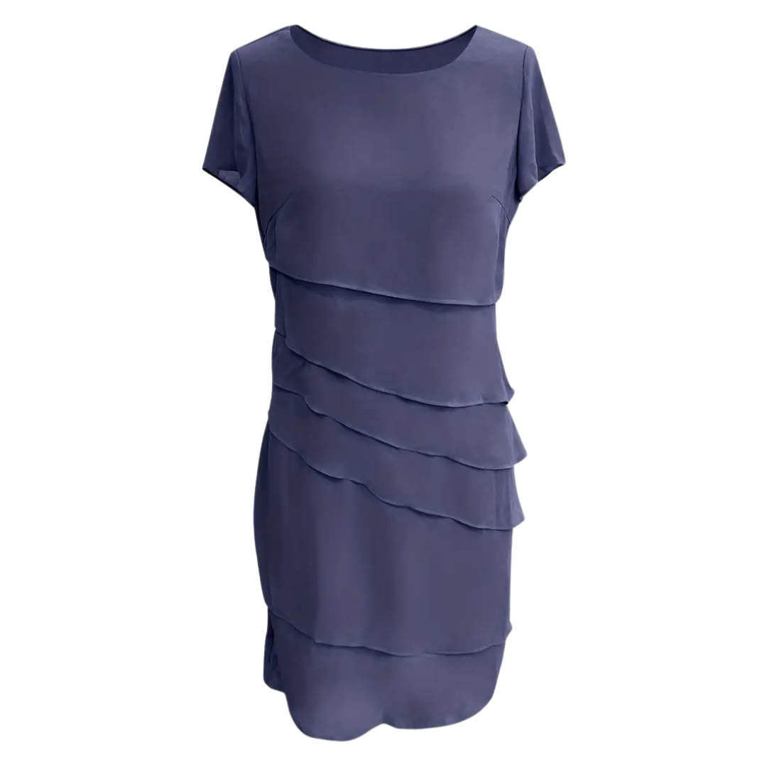Kiara - El Vestido Plisado de Gasa de Seda