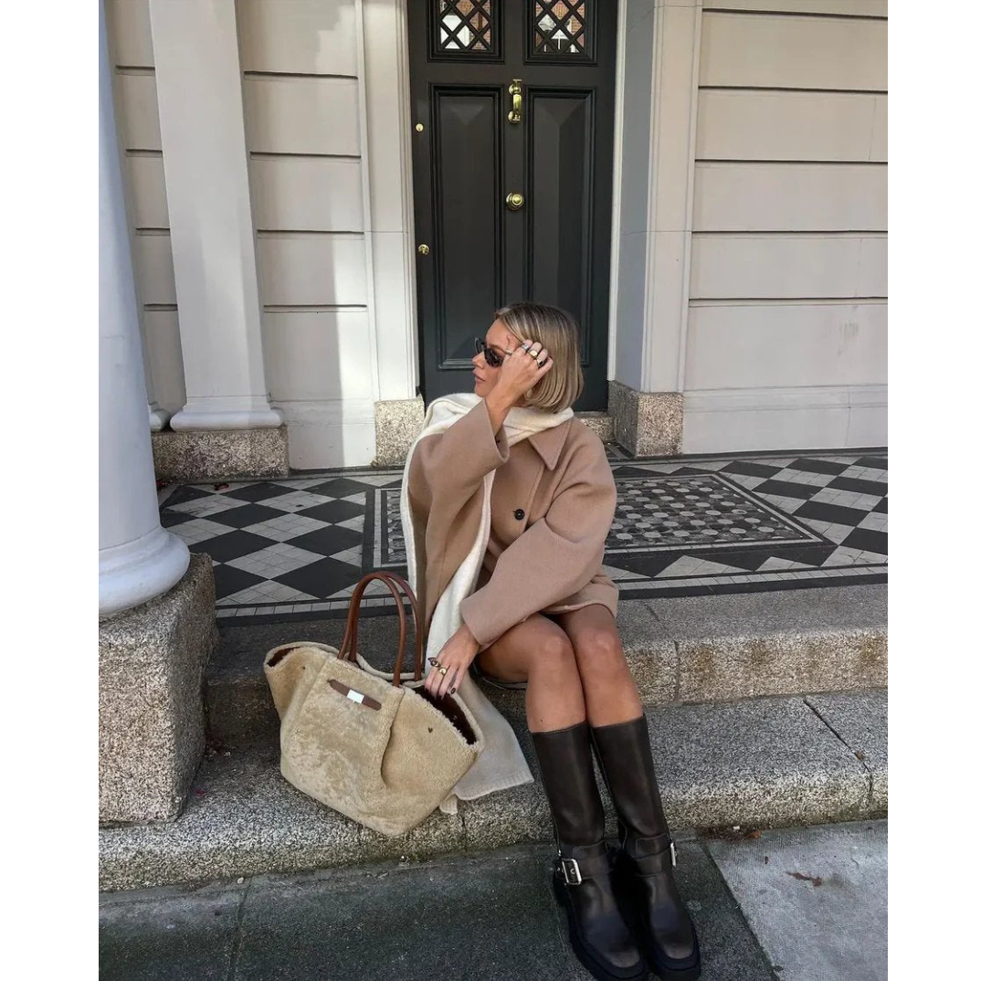 Nikki - El Abrigo de Lana Oversize