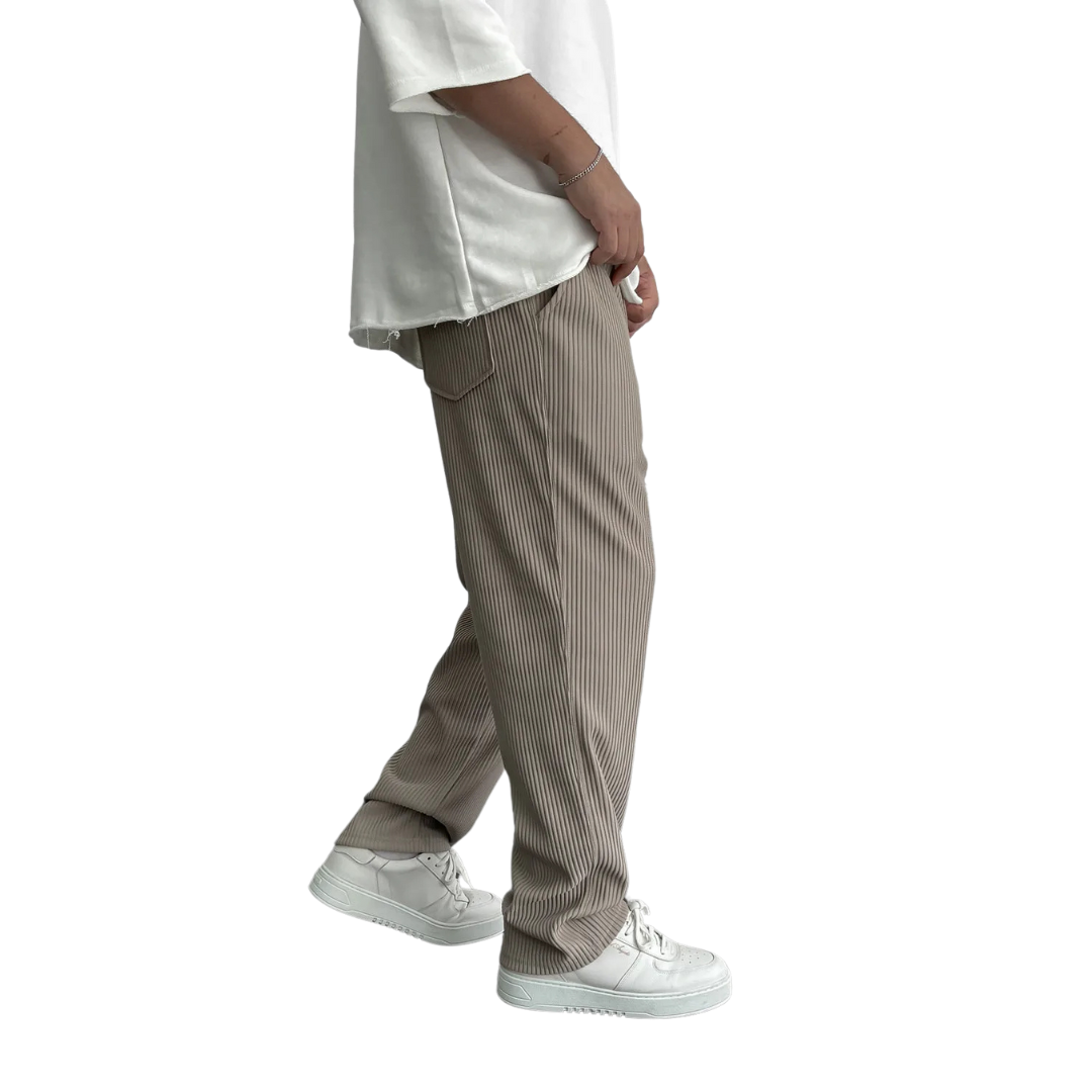 Raymond - El Pantalón Tubular de Pernera Acanalada