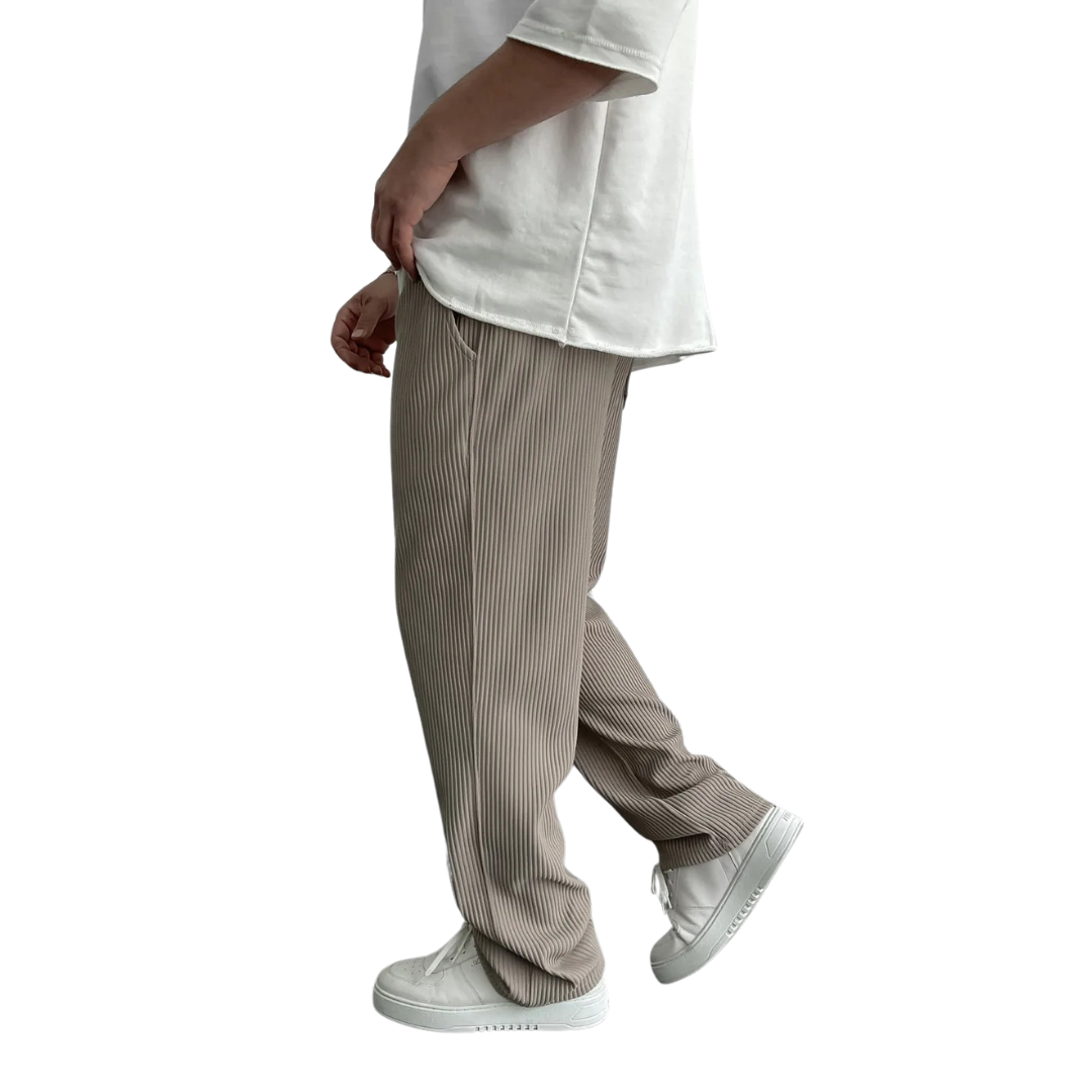Raymond - El Pantalón Tubular de Pernera Acanalada