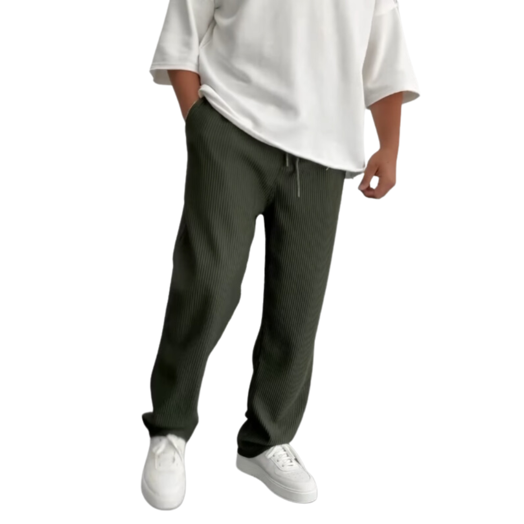 Raymond - El Pantalón Tubular de Pernera Acanalada