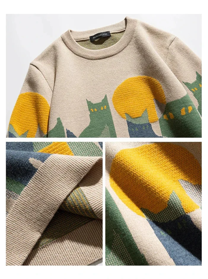Sam - El Suéter Unisex de Gatos