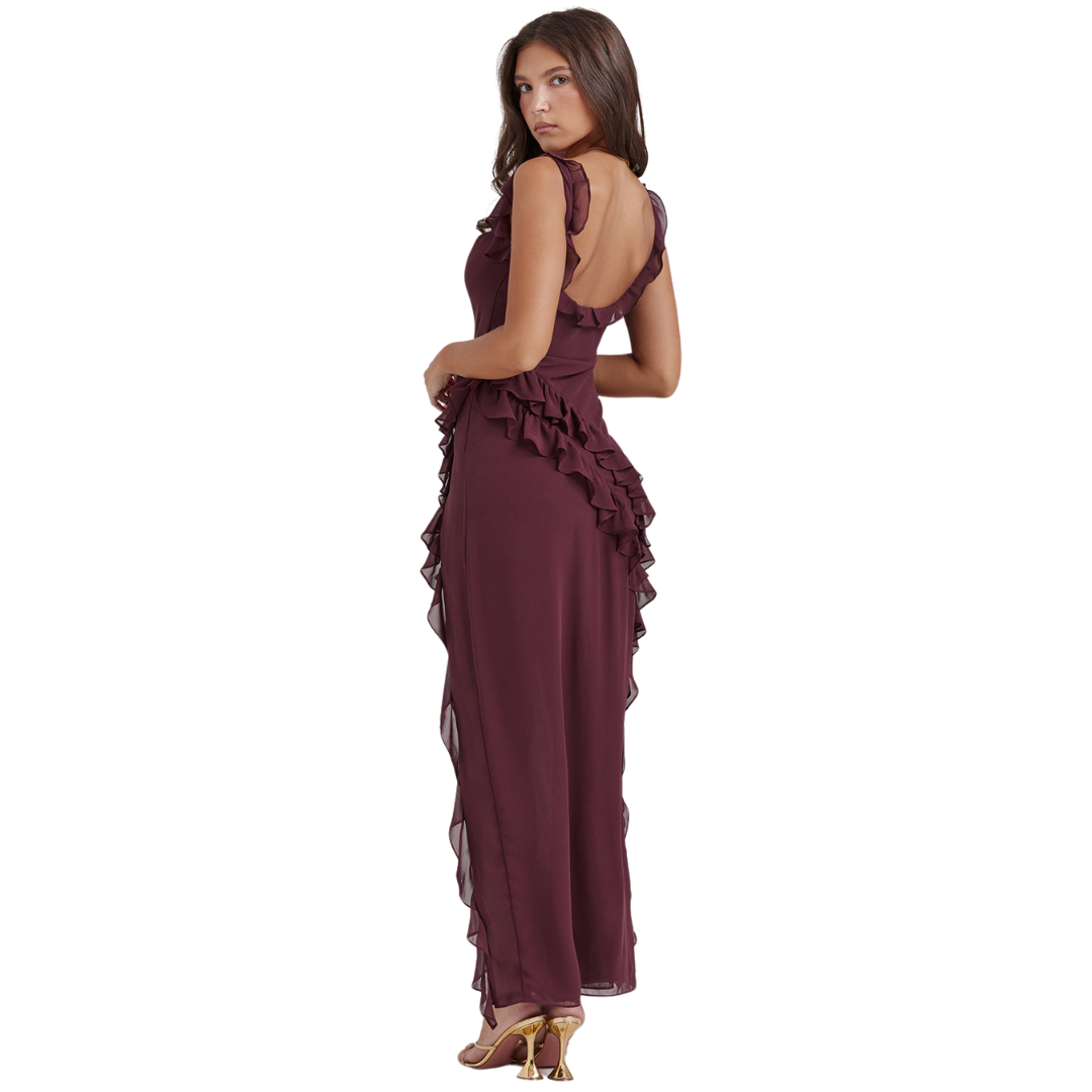 Santa Lucía - El Vestido Maxi con Volantes