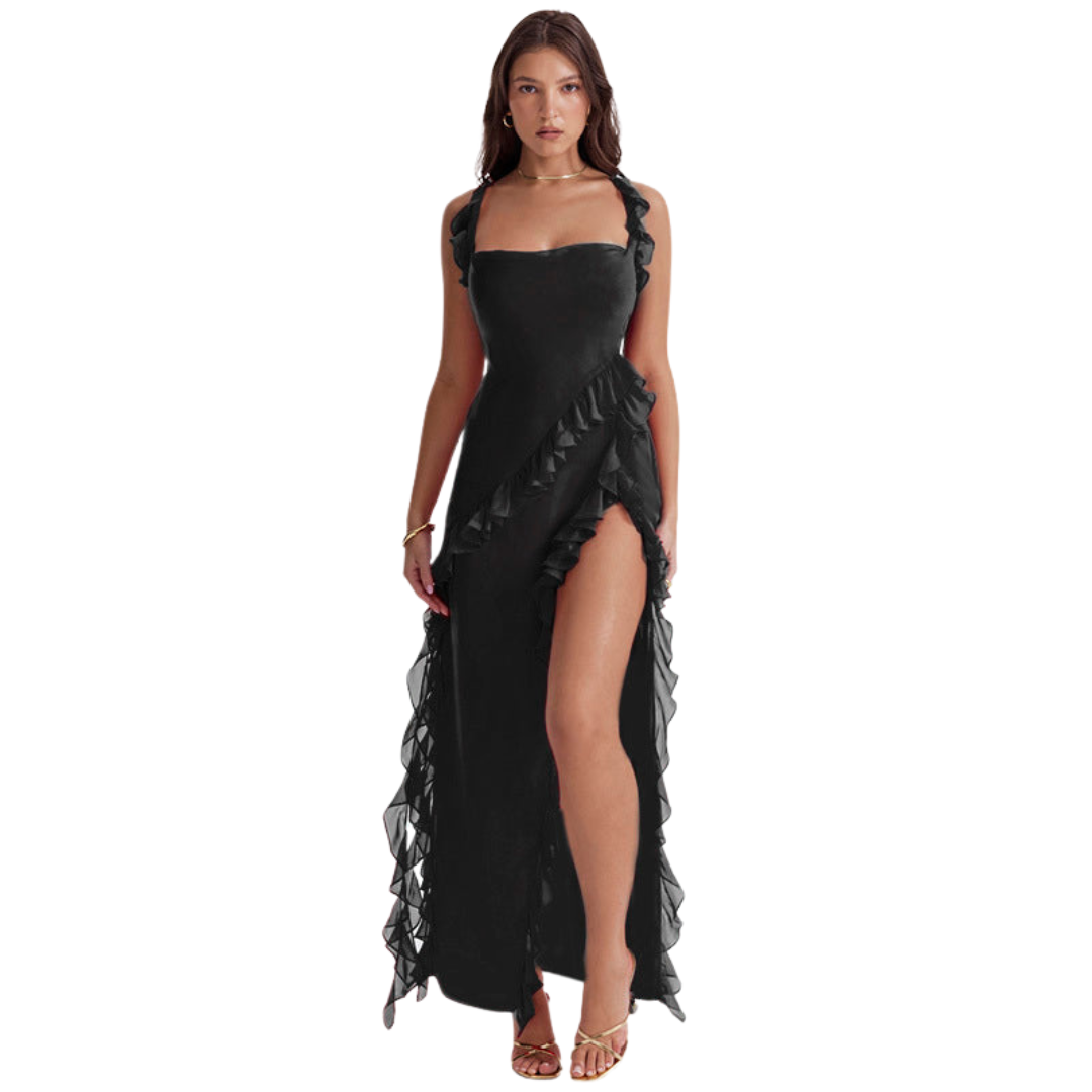 Santa Lucía - El Vestido Maxi con Volantes