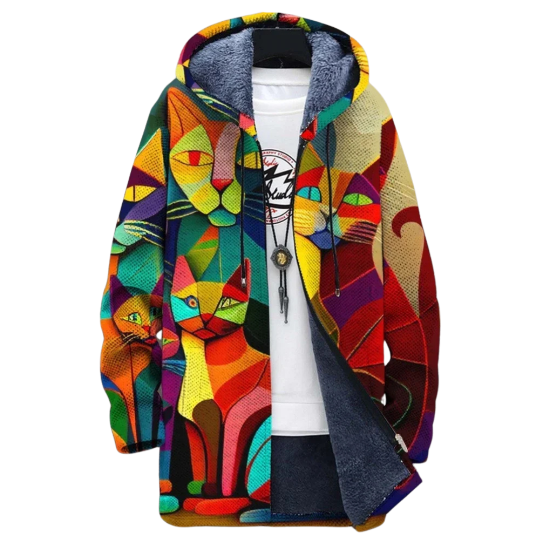 Véronique - La Chaqueta con Estampado Artístico
