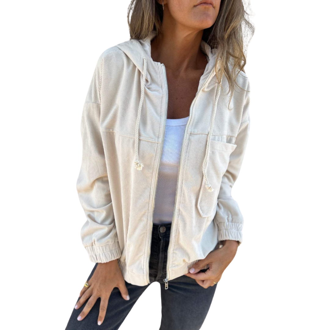 Antonia - La Chaqueta con Capucha de Pana