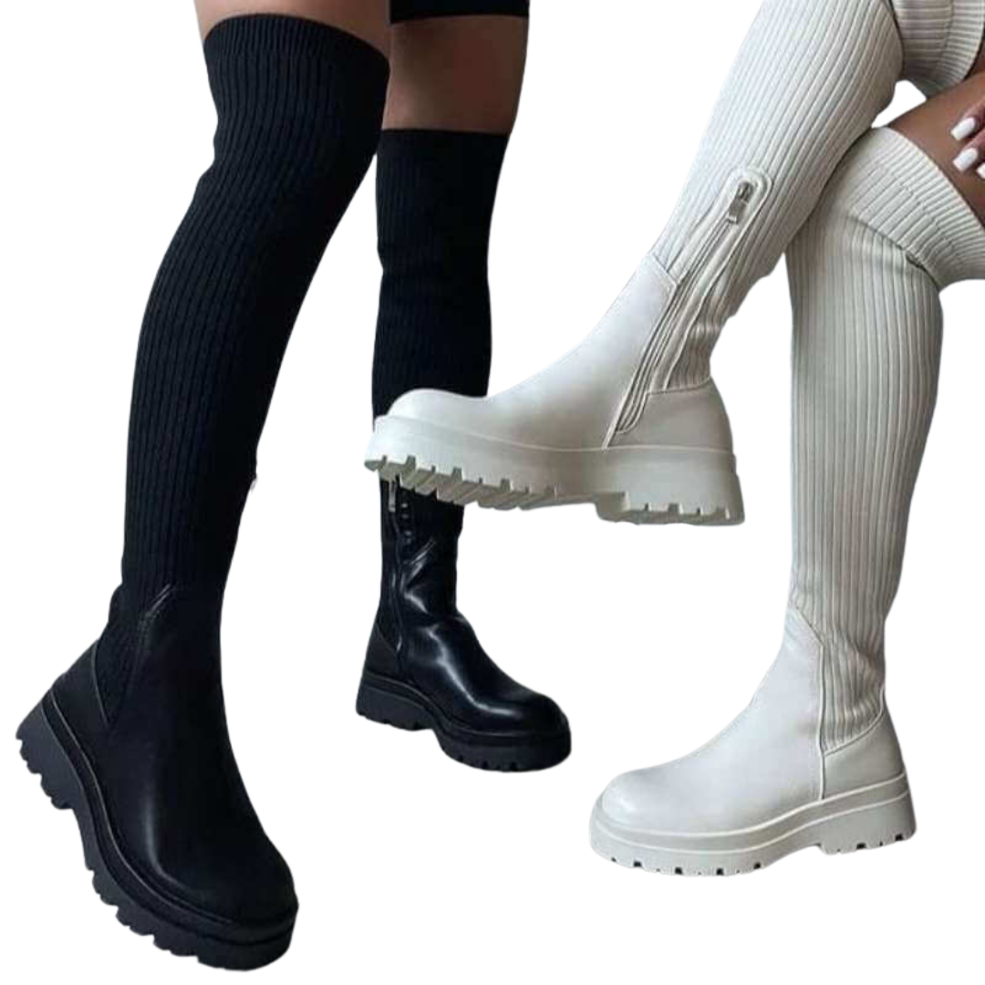 Caprice - Las Botas Elásticas Hasta el Muslo