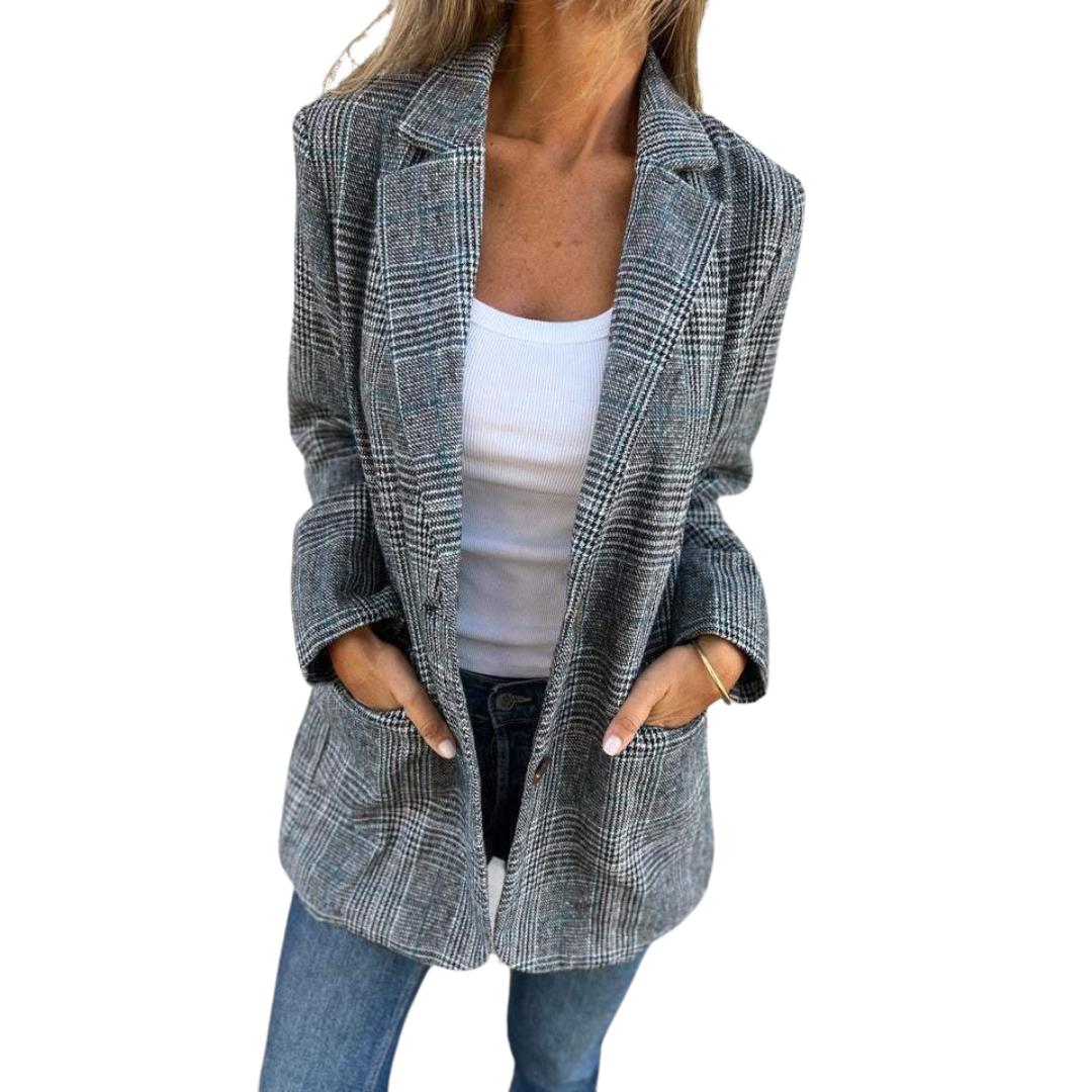 Danaya - El Blazer a Cuadros de Invierno