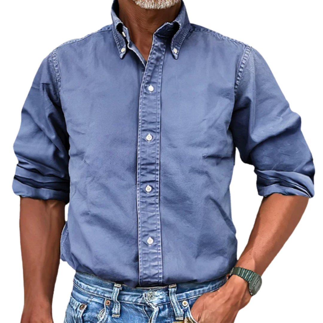 Enrique - La Camisa Casual de Manga Larga
