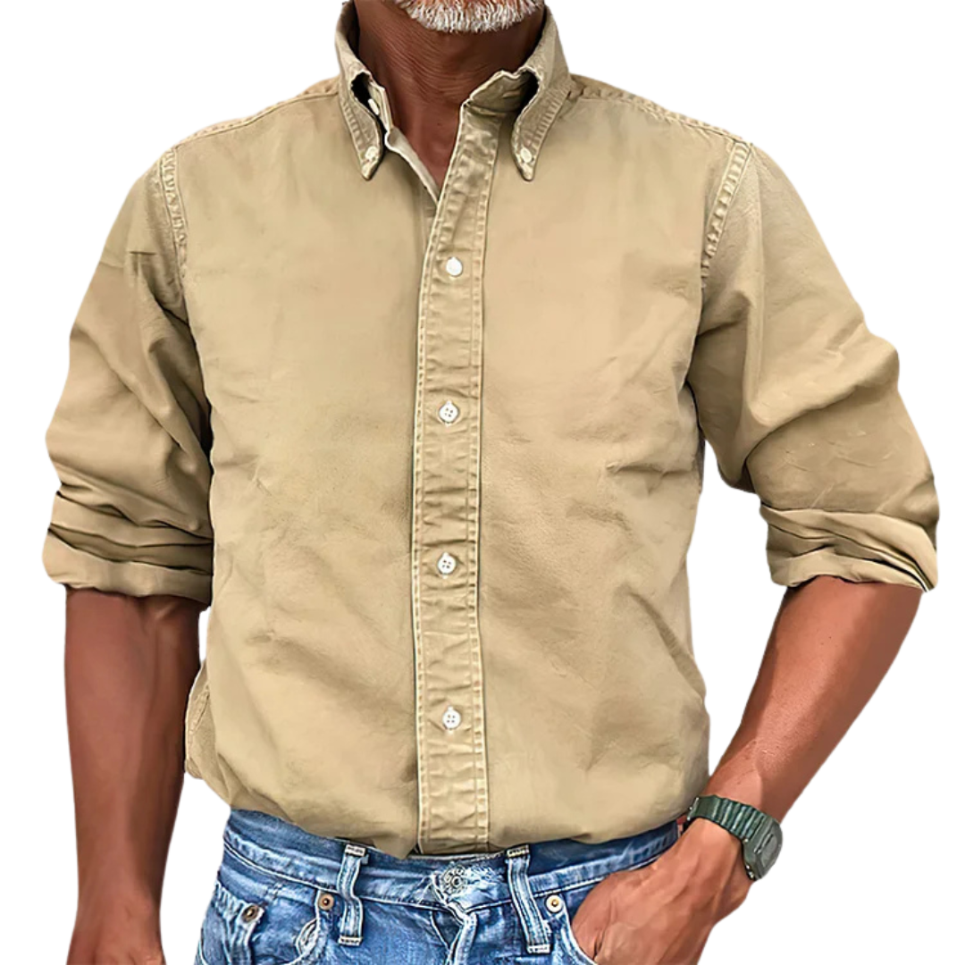 Enrique - La Camisa Casual de Manga Larga