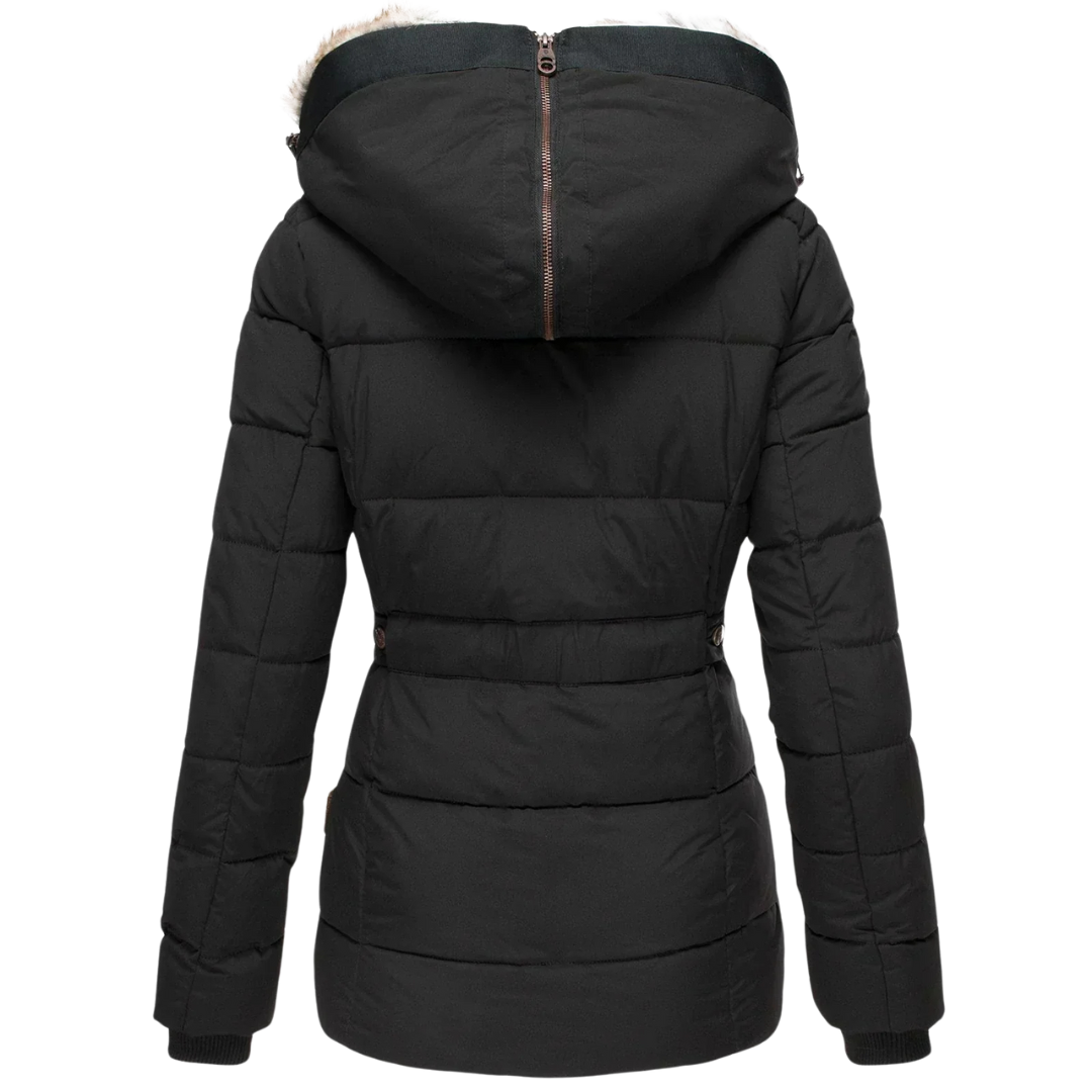 Eva - La Chaqueta de Plumón de Invierno con Capucha