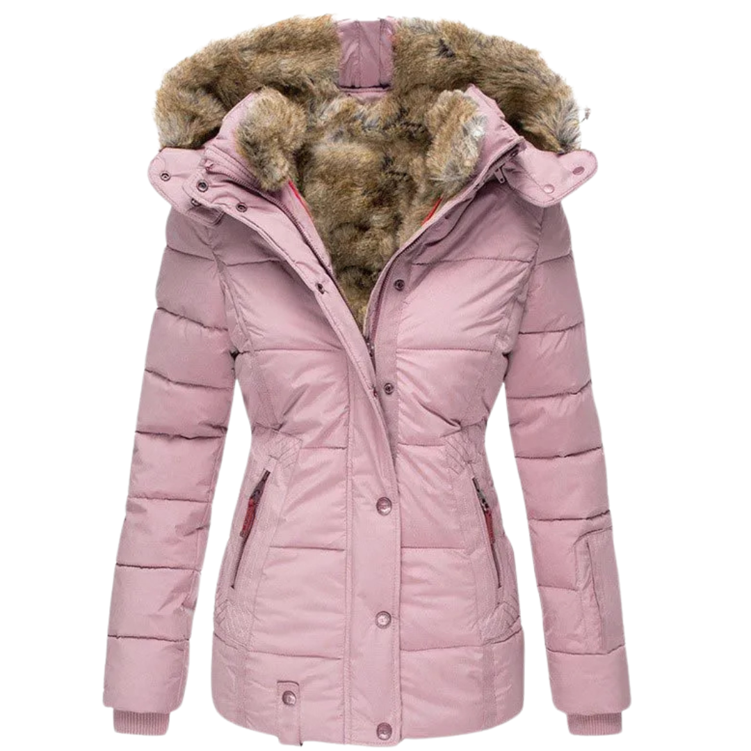 Eva - La Chaqueta de Plumón de Invierno con Capucha