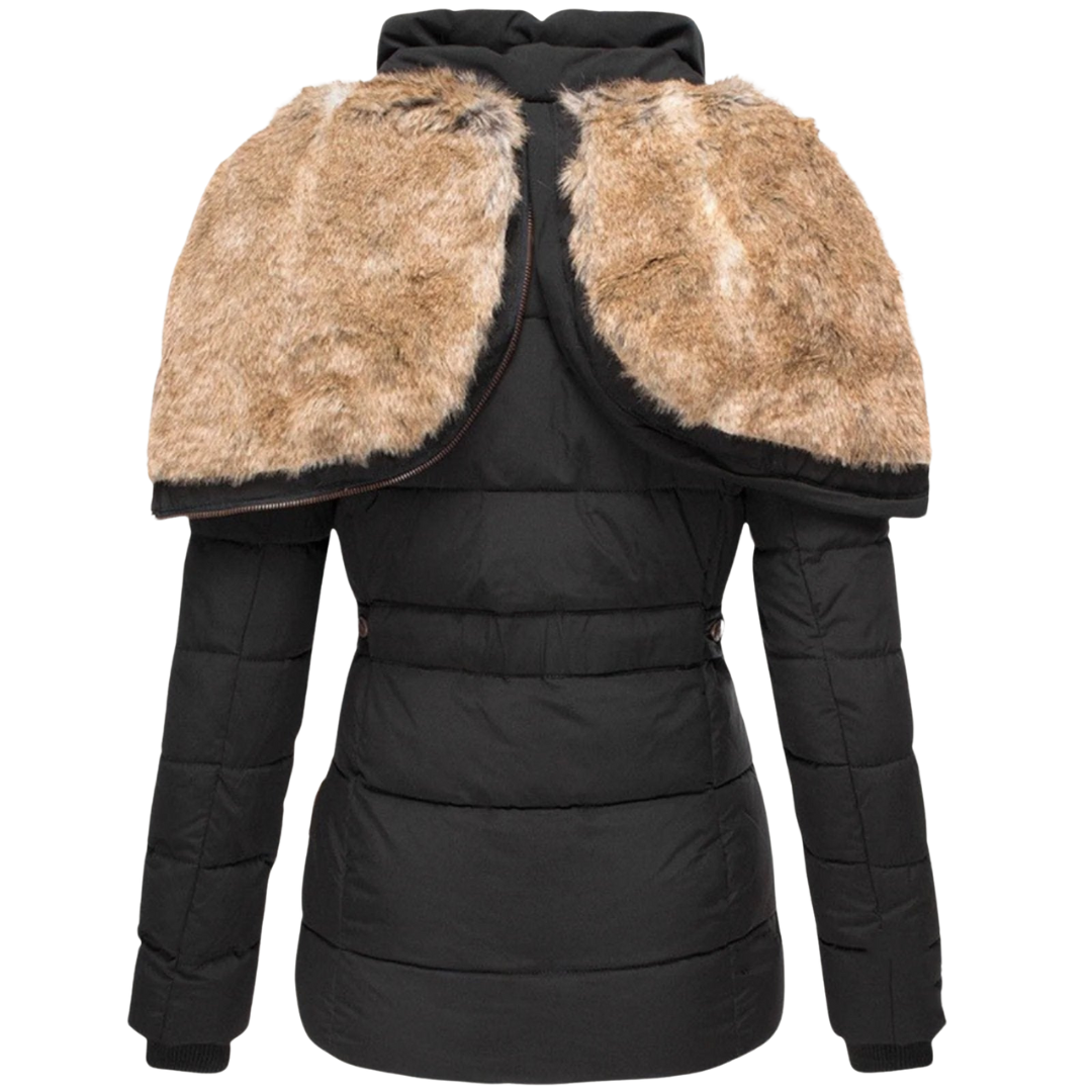 Eva - La Chaqueta de Plumón de Invierno con Capucha