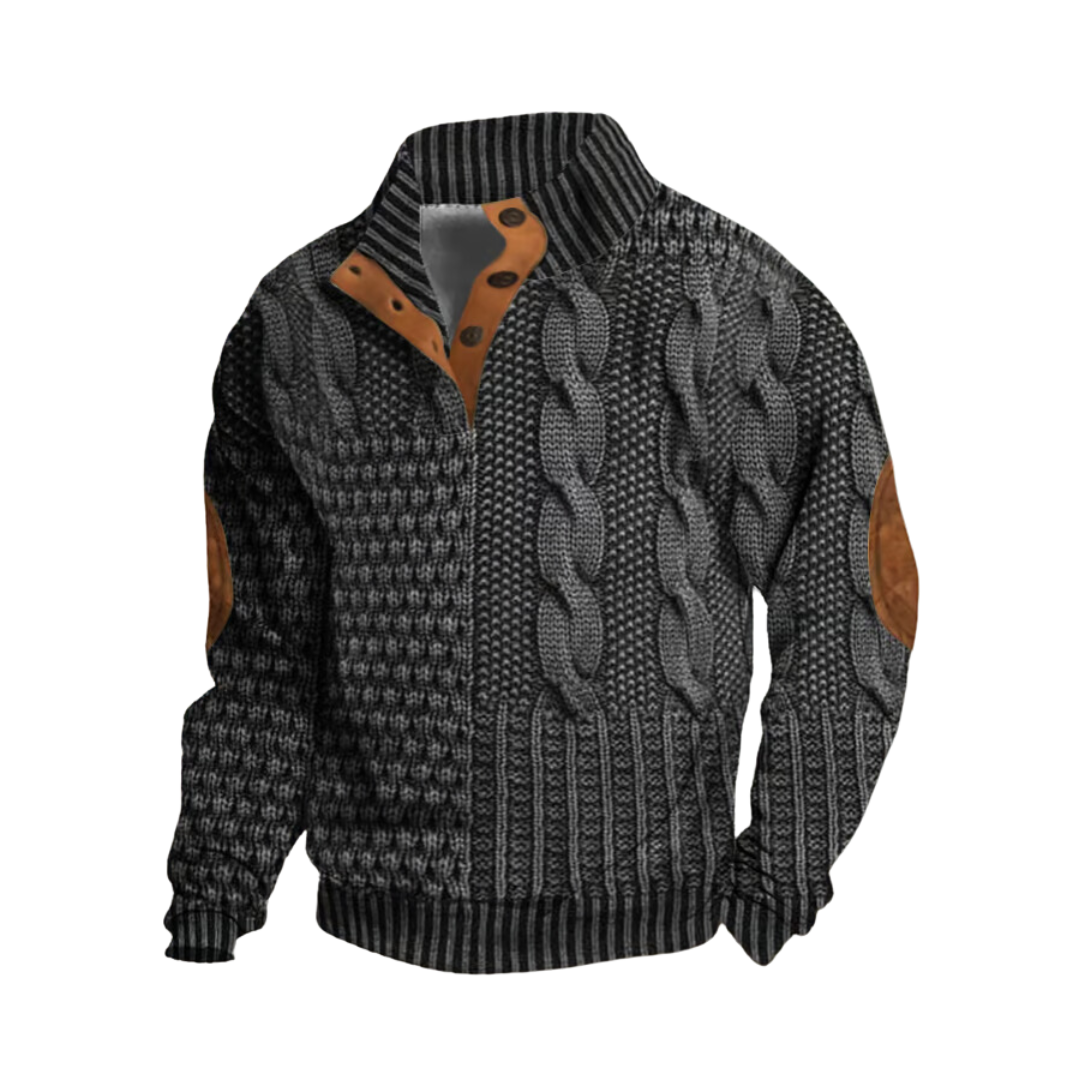 Louis - El Jersey Retro de Cuello Alto