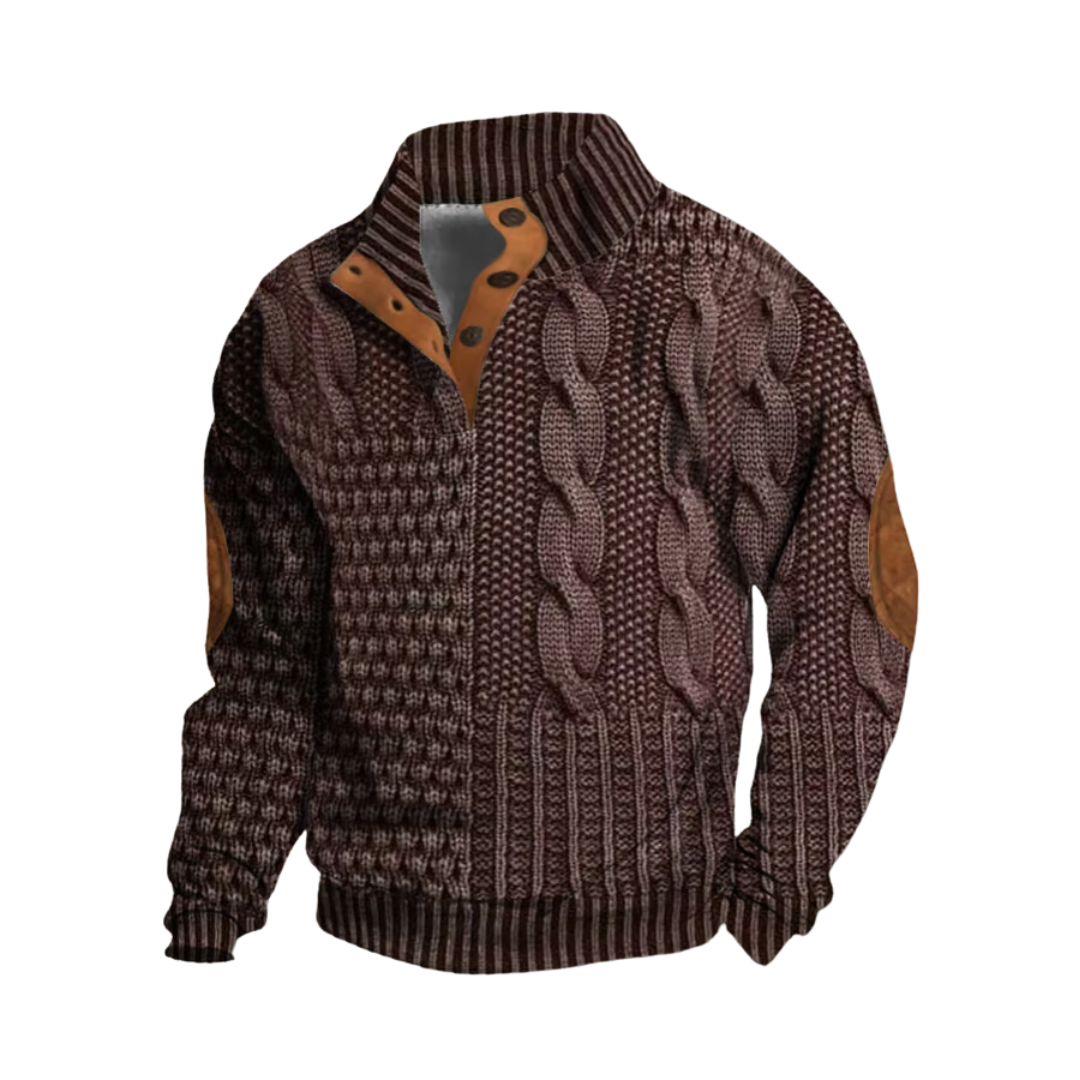 Louis - El Jersey Retro de Cuello Alto