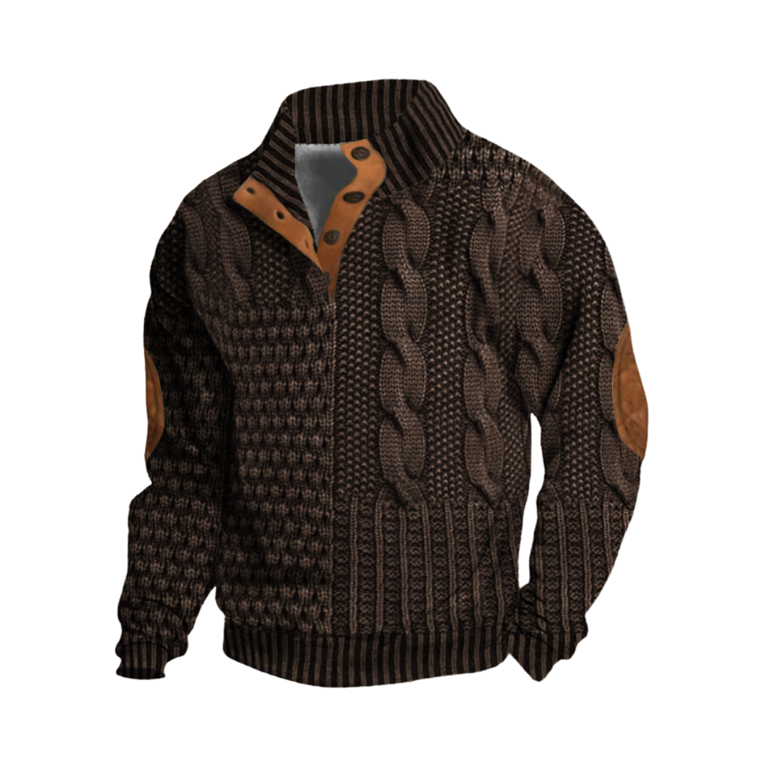 Louis - El Jersey Retro de Cuello Alto