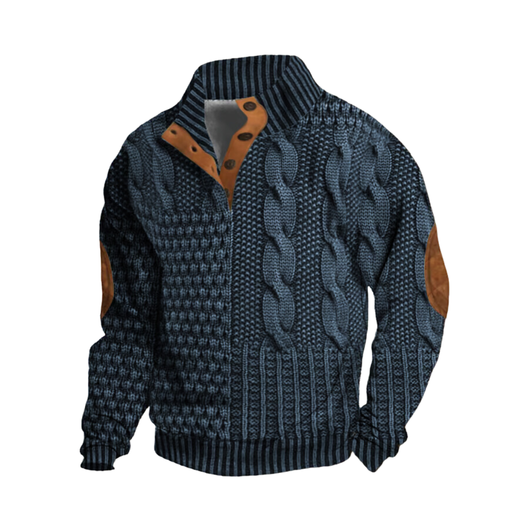 Louis - El Jersey Retro de Cuello Alto