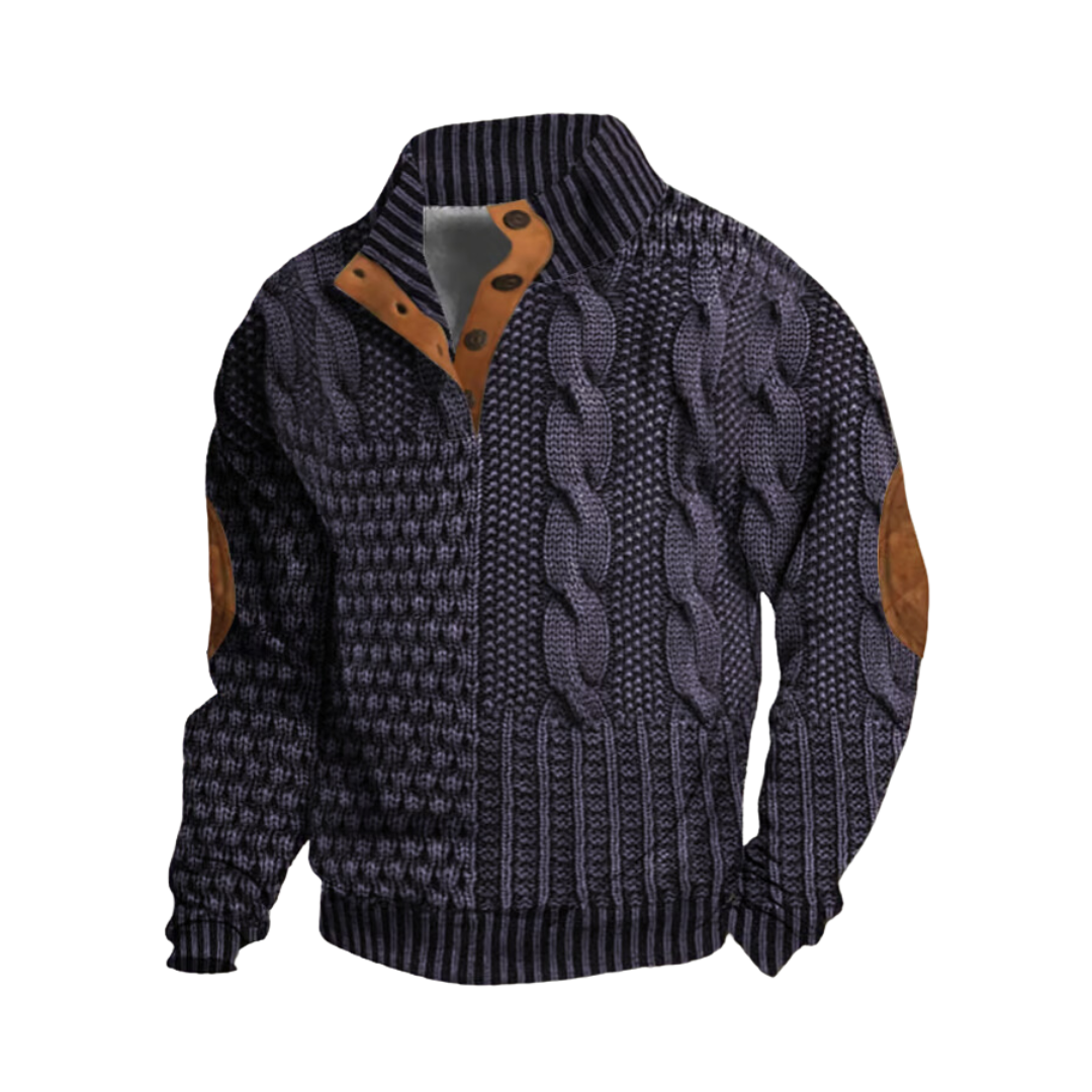 Louis - El Jersey Retro de Cuello Alto